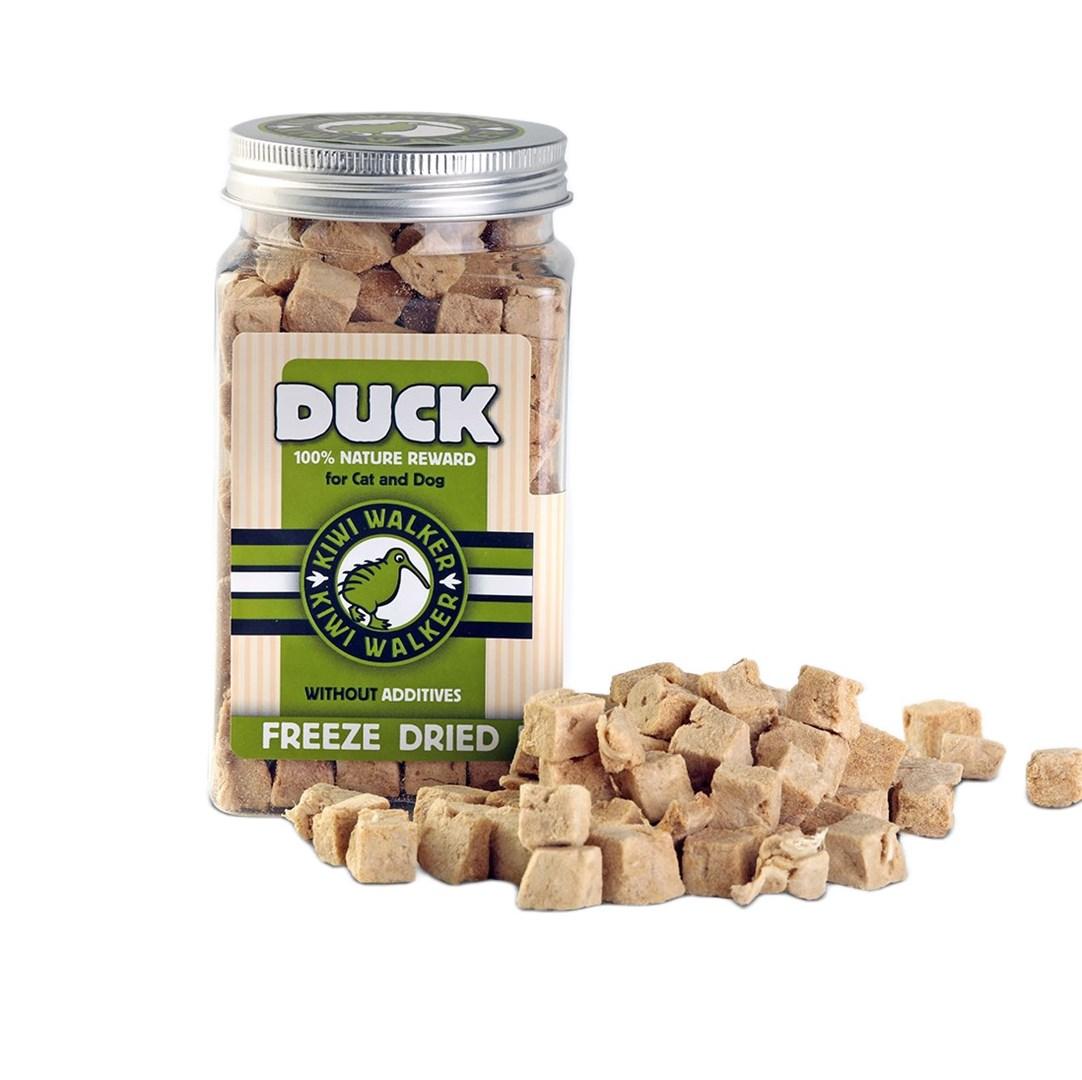 Hundesnacks frysetørret and - KIWI WALKER, til hund og kat, 80 g