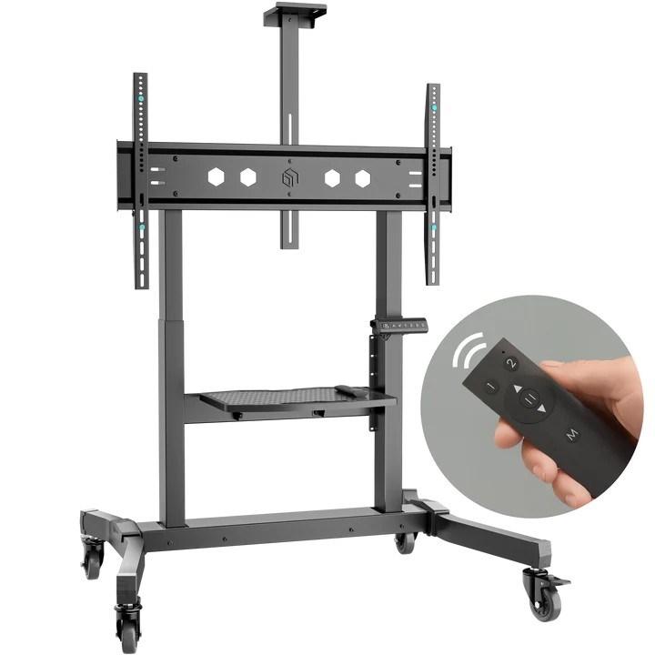 TV-vogn med motor - ONKRON TS1991E-B, 50-100", max 130 kg, sort