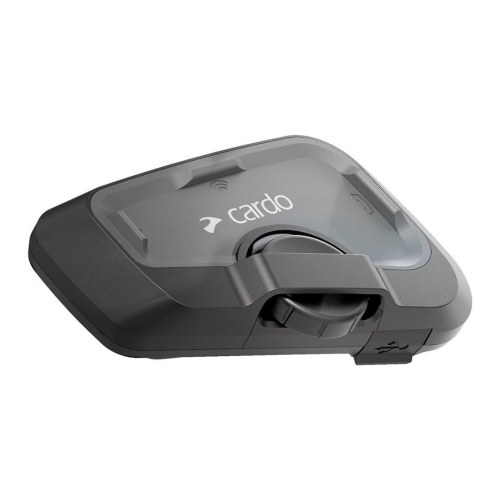 Trådløs motorcykel intercom Cardo FRC4X003 – 4 kanaler, 1.200 m, sort