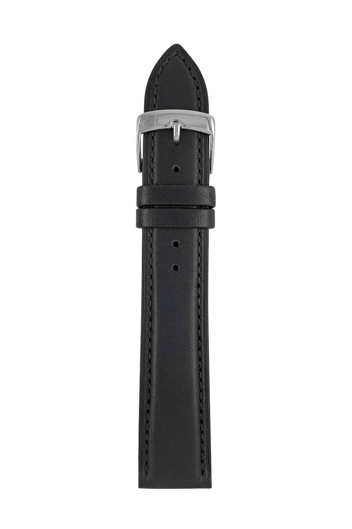 Urrem læder 20 mm - Zeppelin, sort