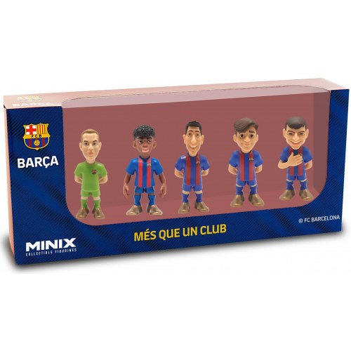 Samlefigurer 5-pack 7 cm – MINIX FC Barcelona V2