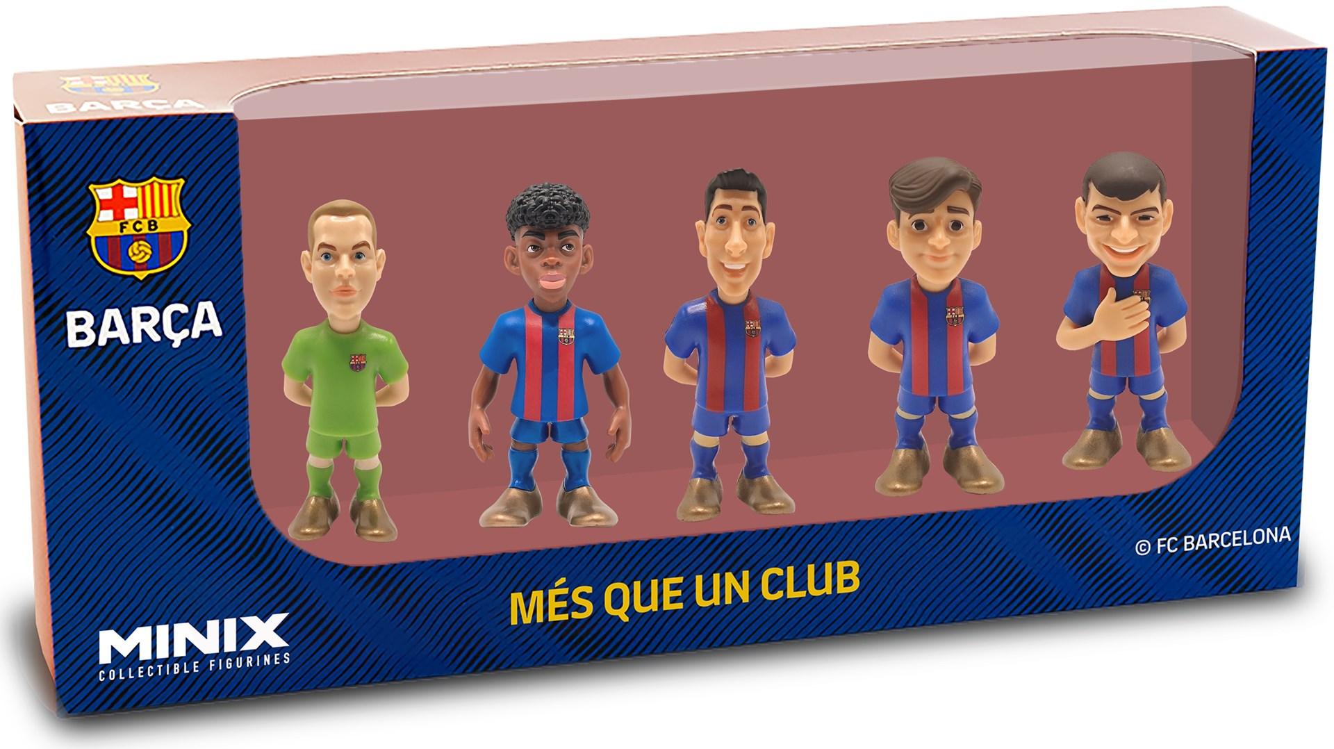Samlefigurer 5-pack 7 cm – MINIX FC Barcelona V2