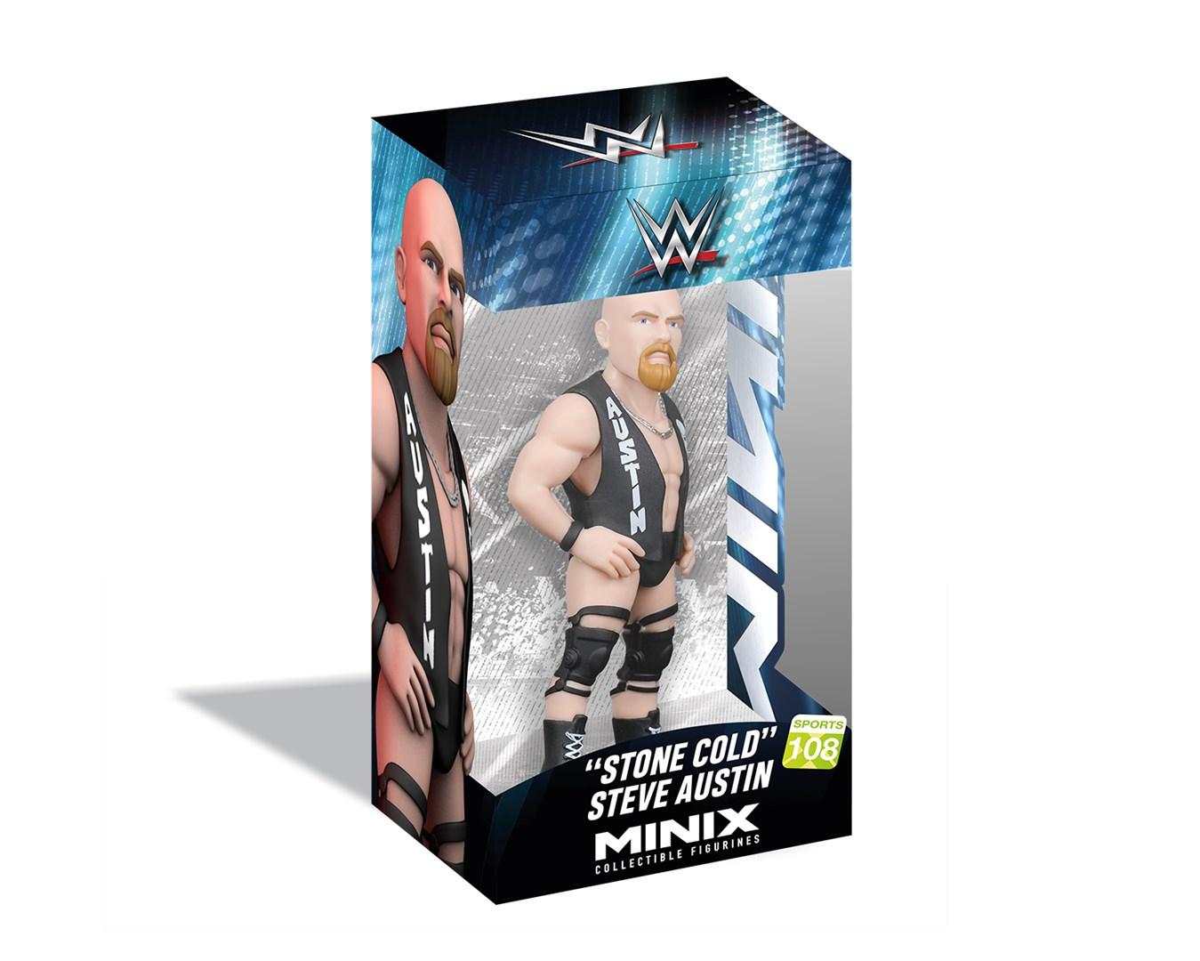 Figur - MINIX WWE Stone Cold Steve Austin samlerfigur