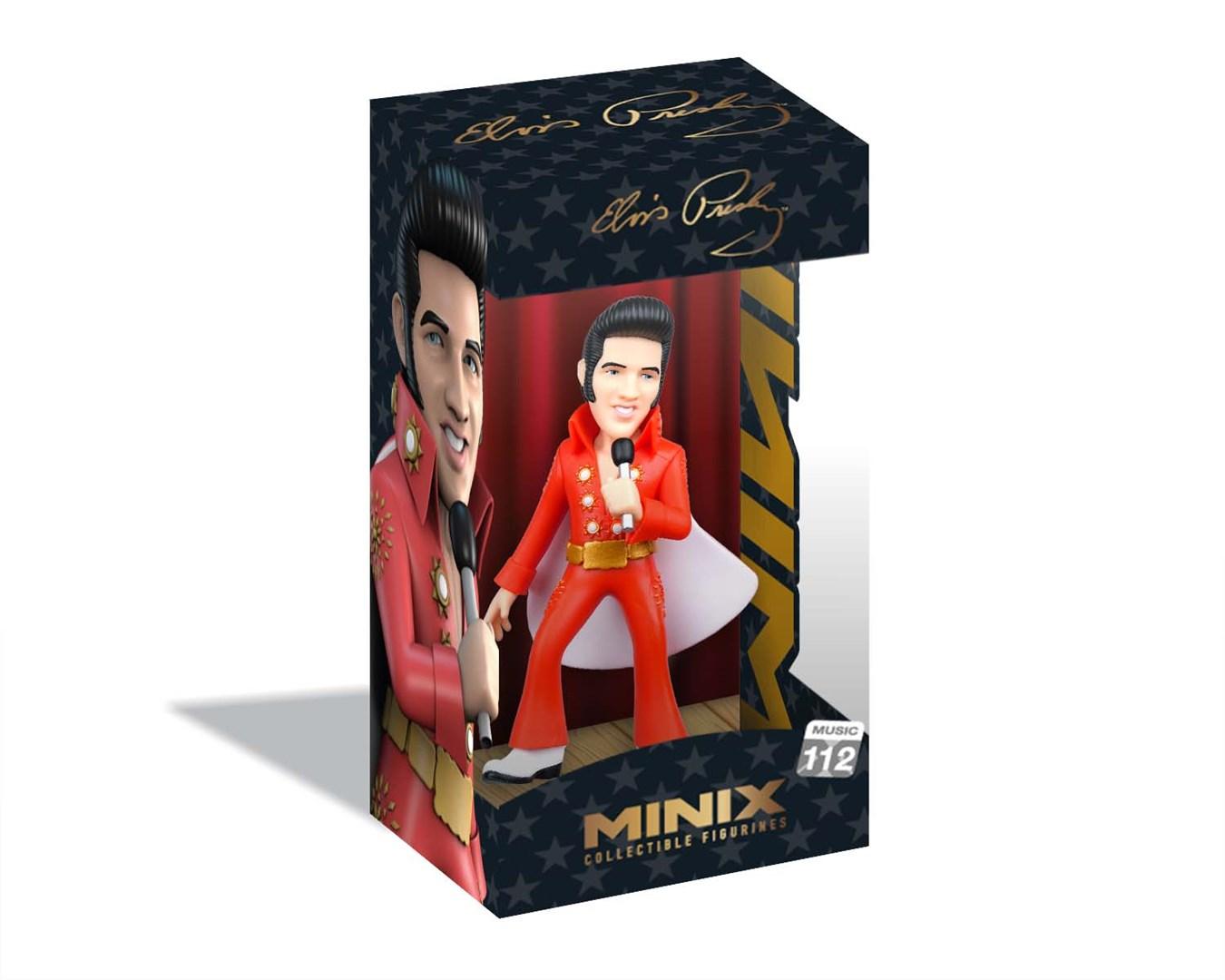 Samlefigur - MINIX Elvis Presley i rød dragt