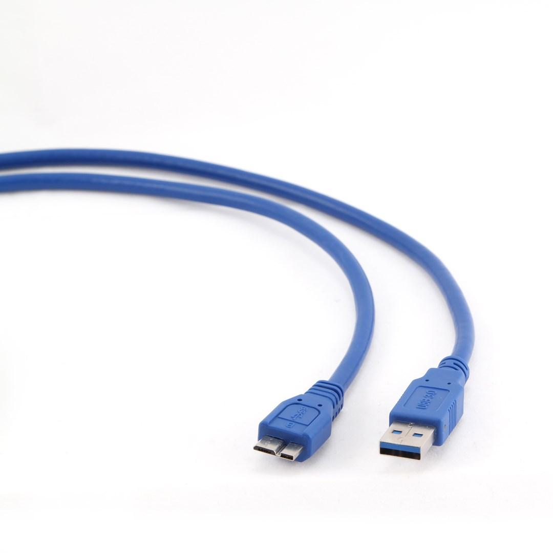 USB-kabel Gembird USB A til Micro-USB B, USB 3.2 Gen 1, 0,5 m, blå