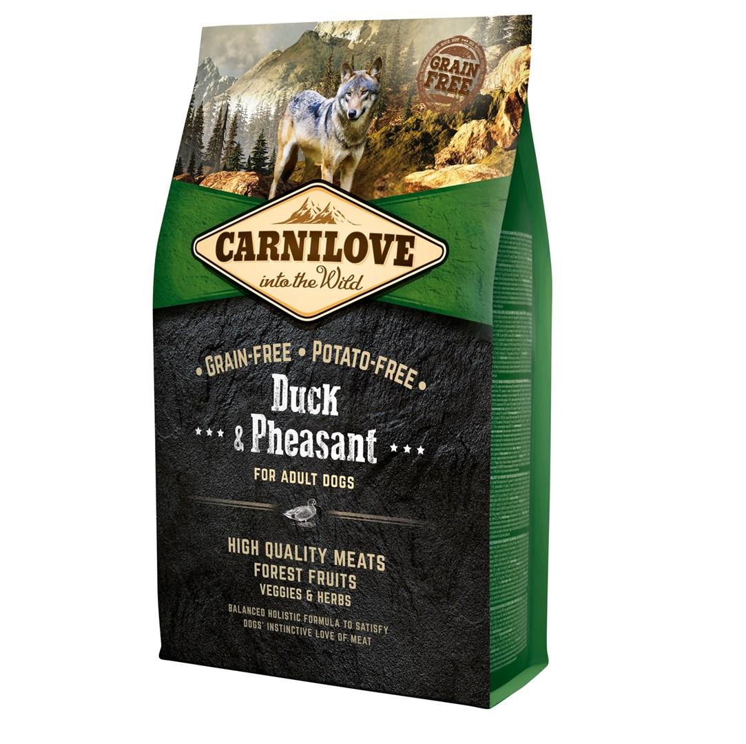 Hundefoder tørfoder CARNILOVE Adult And & Fasan – 4 kg