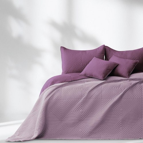 Sengetæppe 220x240 mikrofiber - AmeliaHome SOFTA, violet