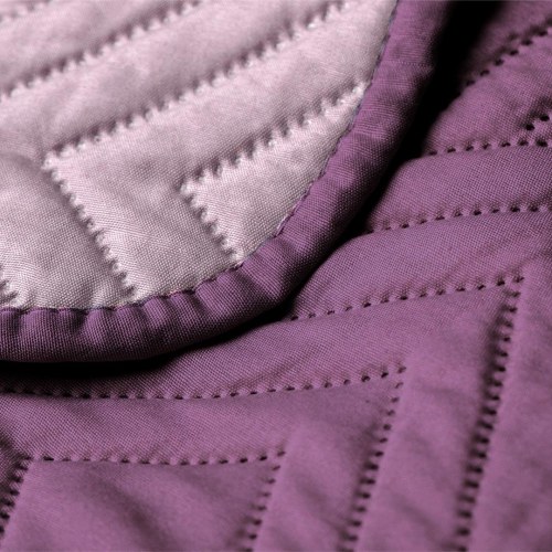 Sengetæppe mikrofiber 260×280 violet - AmeliaHome SOFTA