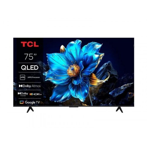 4K TV TCL 75" T69C QLED med Google TV og Dolby Vision