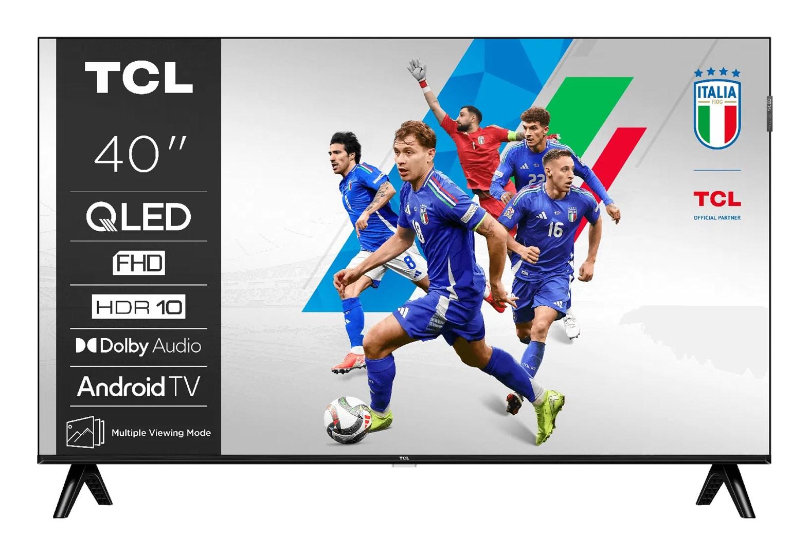 TCL 40" Fladskærms TV LED 1080p (Fuld HD) 40V5C V5C Series - 40" Class (39.5" viewable) LED-backlit LCD TV - QLED - Full HD