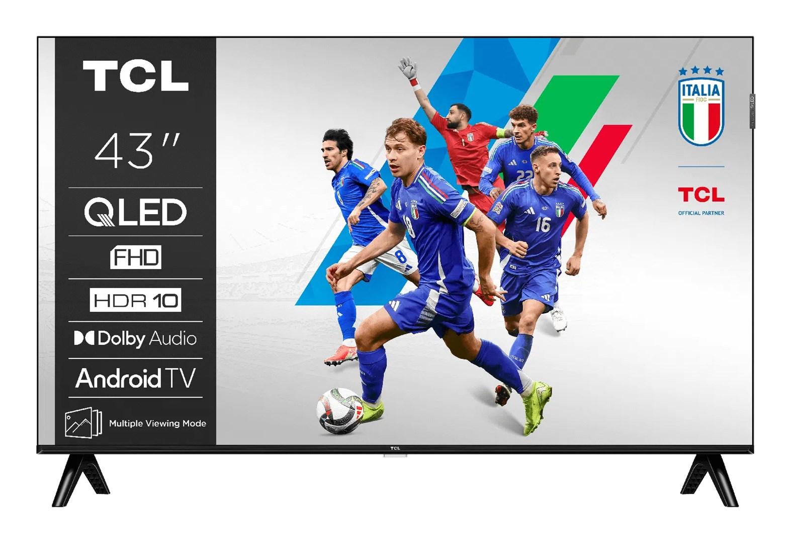 TCL 43" Fladskærms TV LED 1080p (Fuld HD) 43V5C - V5C Series - QLED - HDR 10