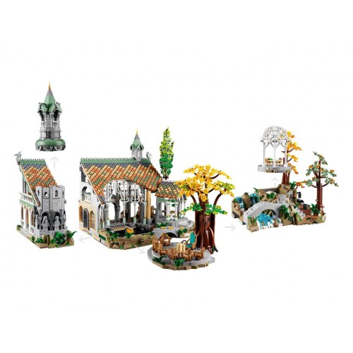 LEGO byg selv - LEGO Icons The Lord of the Rings: Kløvedal (Rivendell)