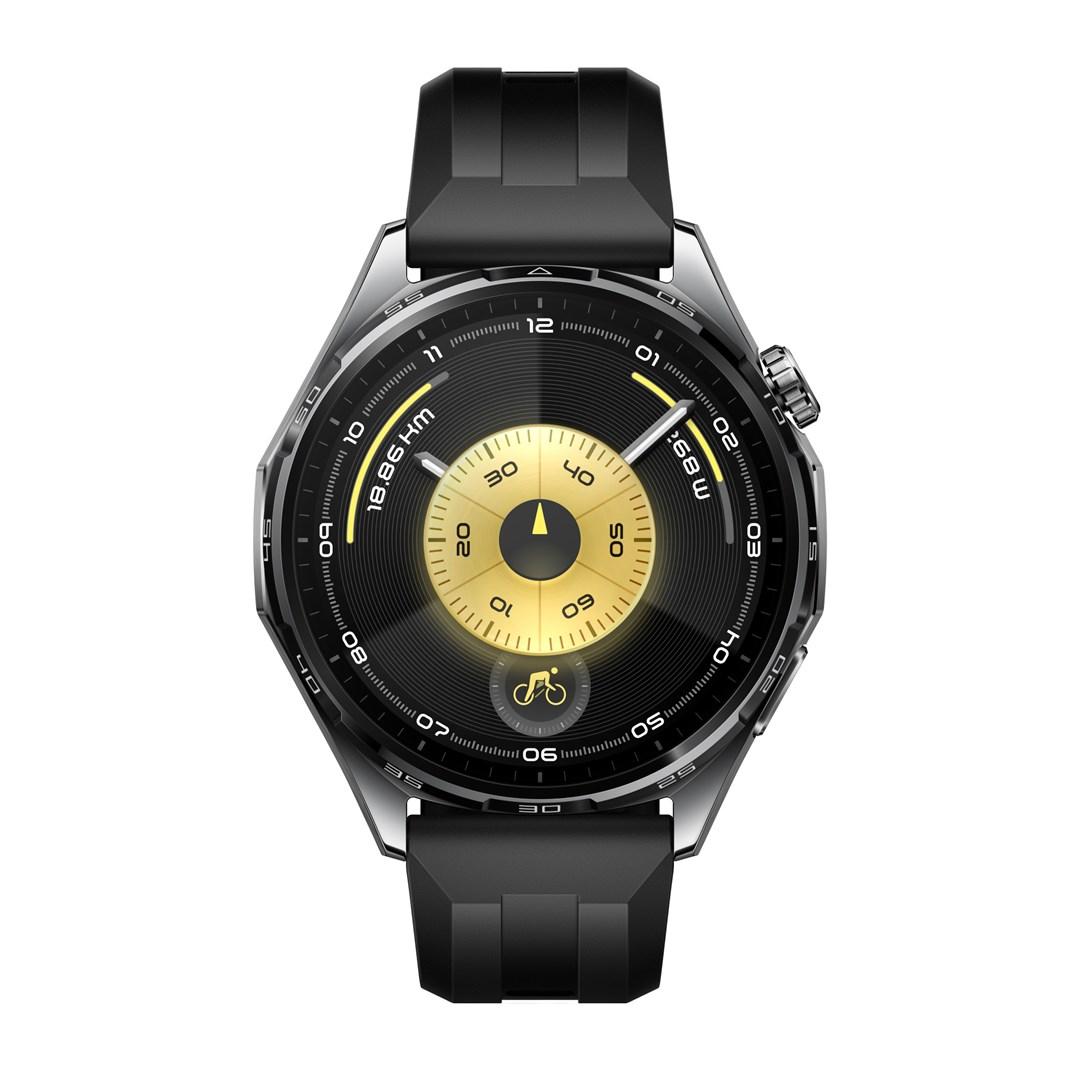 Huawei WATCH GT 6 smartwatch 46 mm 1,47 AMOLED, sort fluorelastomerrem