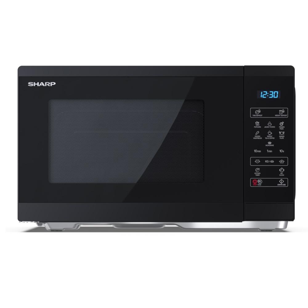 Mikrobølgeovn Sharp YC-MS252AE 25 l 900 W sort, fritstående