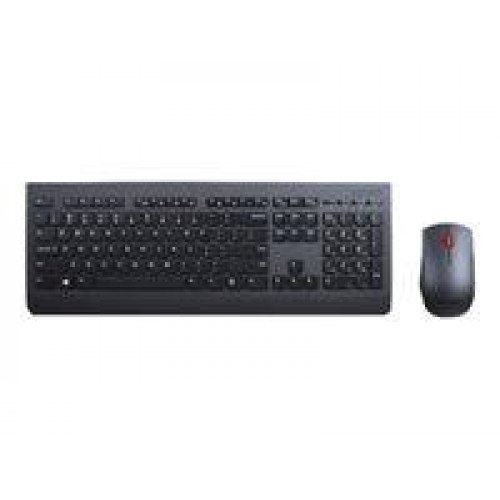 Trådløst tastatur og mus – Lenovo Professional Combo, dansk