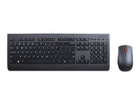 Trådløst tastatur og mus – Lenovo Professional Combo, dansk