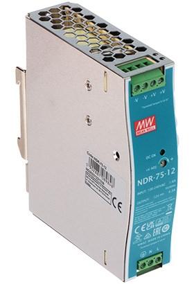 Strømforsyning MEAN WELL NDR-75-12 - 12 V DIN-skinne