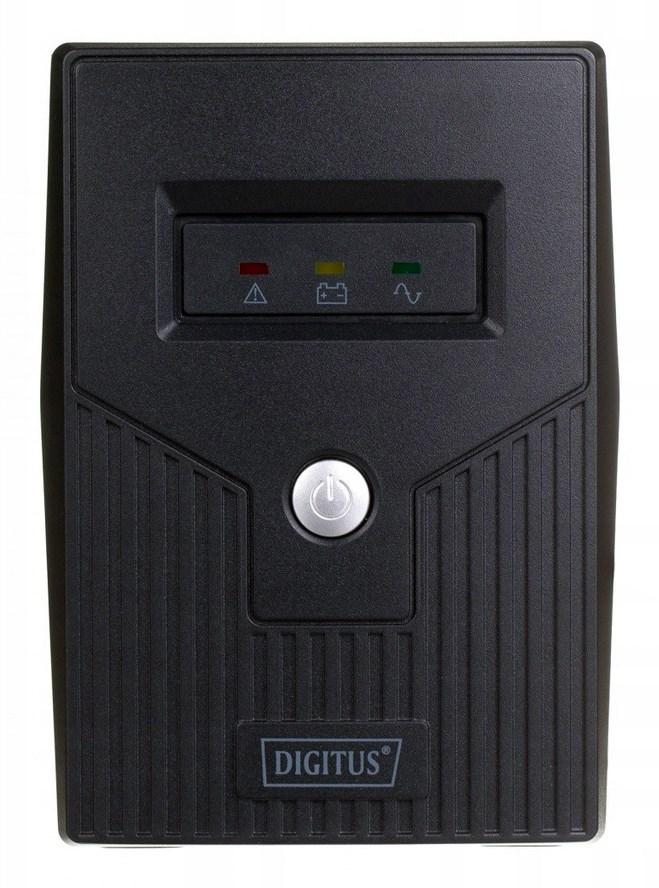 UPS strømforsyning DIGITUS Line-Interactive 0,8 kVA / 480 W – 2 Schuko-udtag