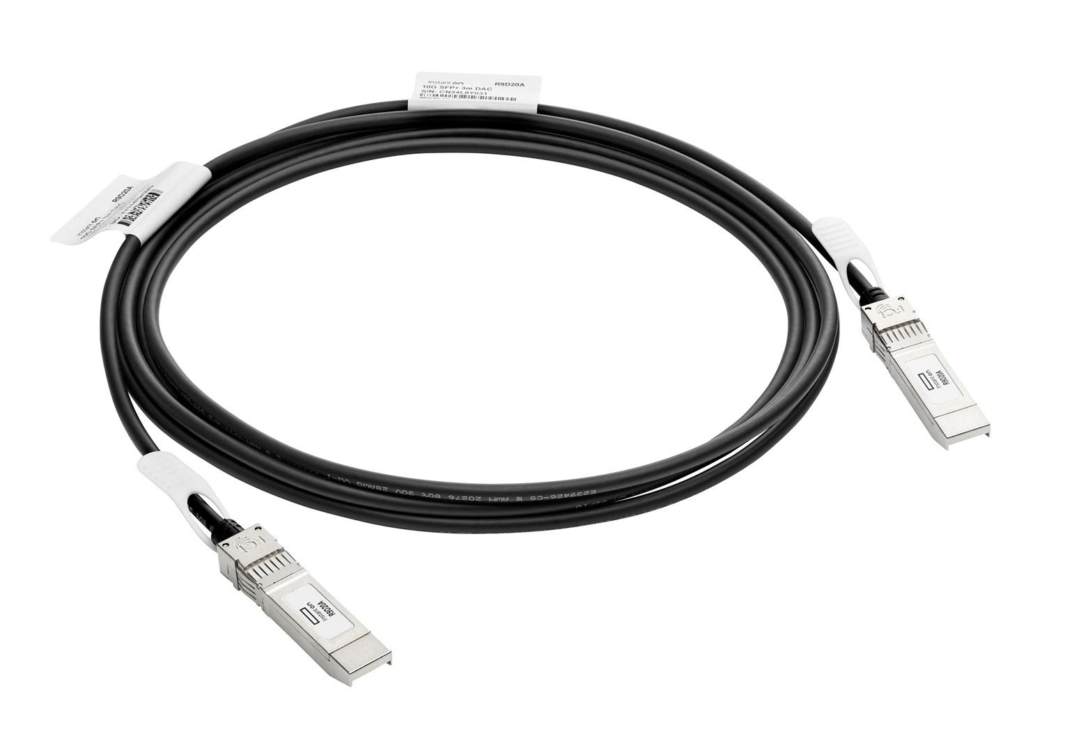 Netværkskabel HPE Aruba Instant On 10G SFP+ til SFP+ 3 m DAC