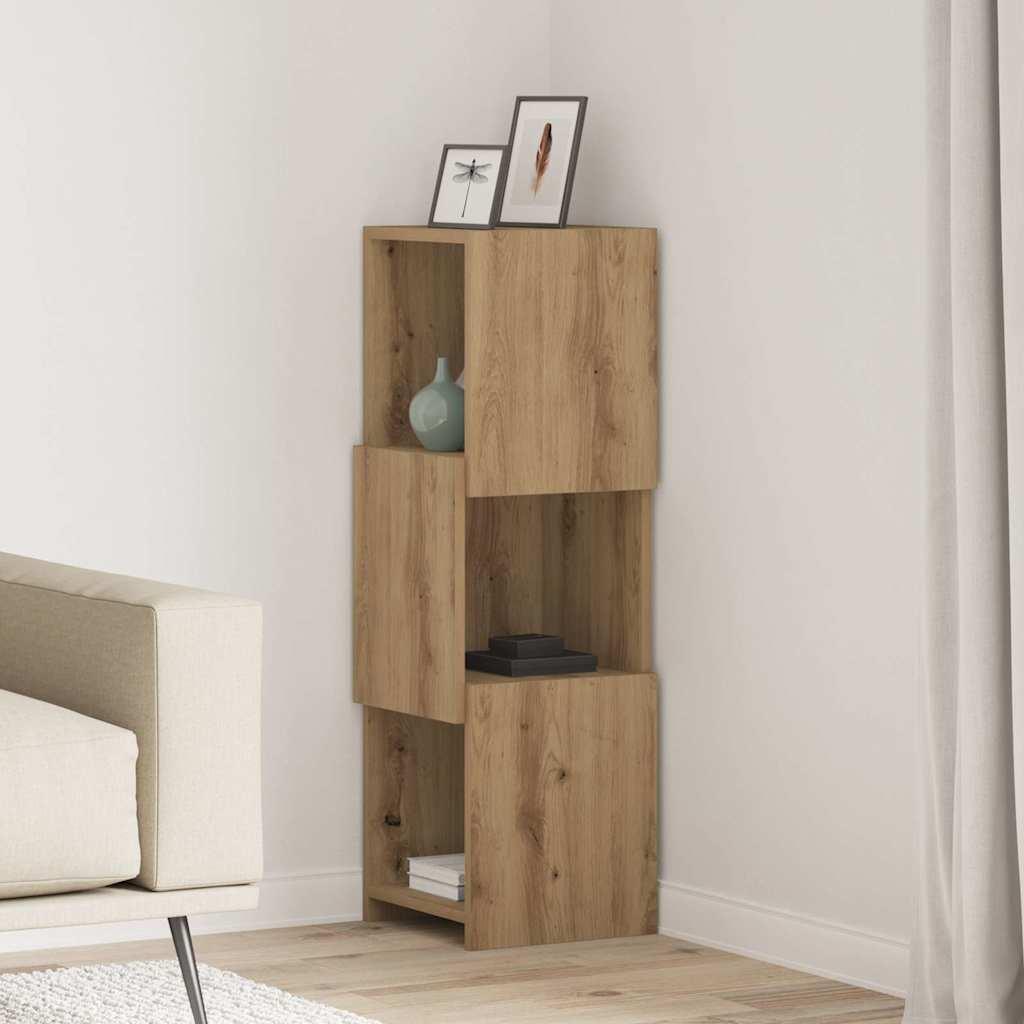Hjørneskab 25,5x25x102cm Konstrueret Træ - artisan eg / 30x30,5x95cm