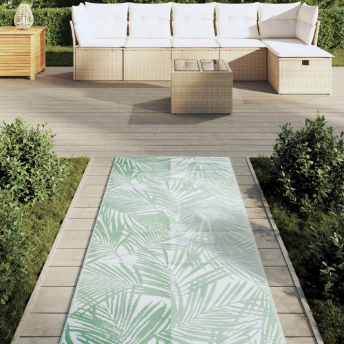 Udendørstæppe ARAKIL 80x250 cm PP Grøn