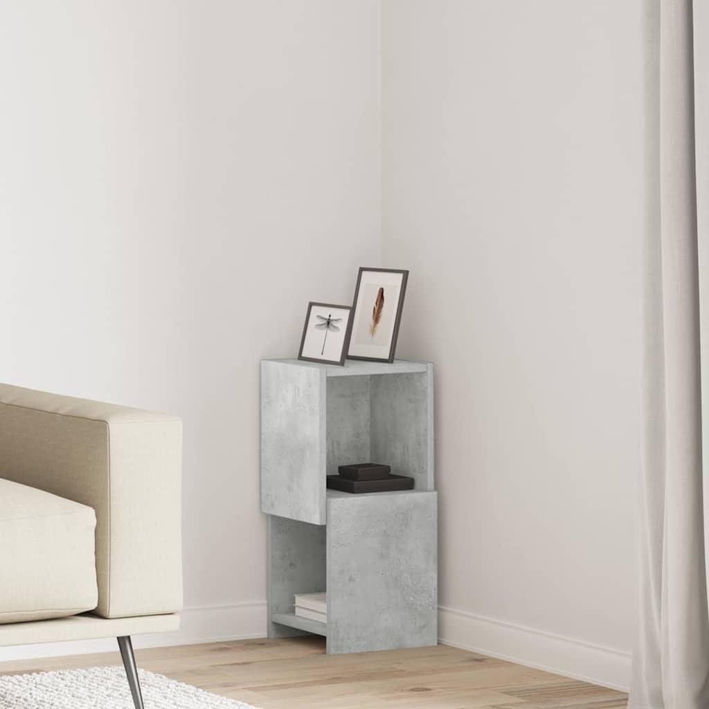 Hjørneskab Hvid 25,5x25x55cm Konstrueret træ