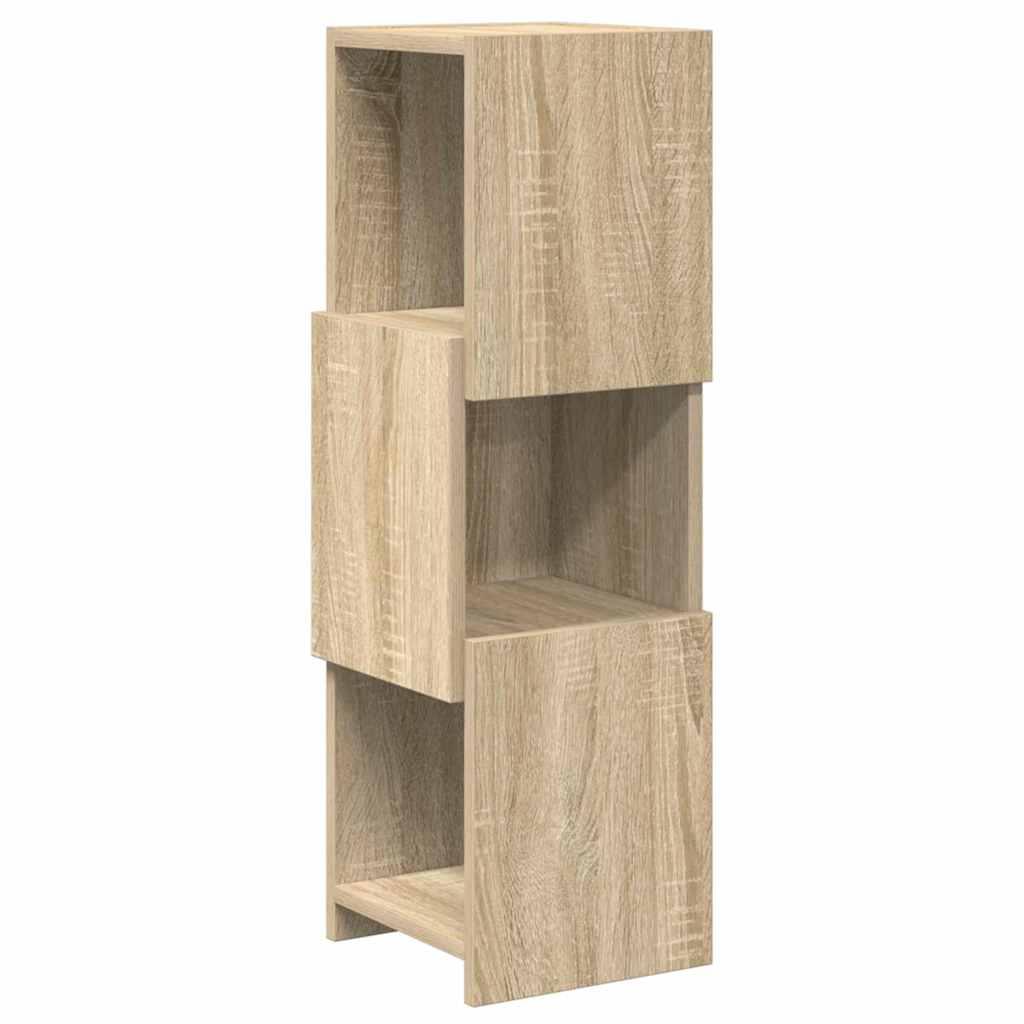 Hjørneskab Hvid 25,5x25x80cm Konstrueret træ