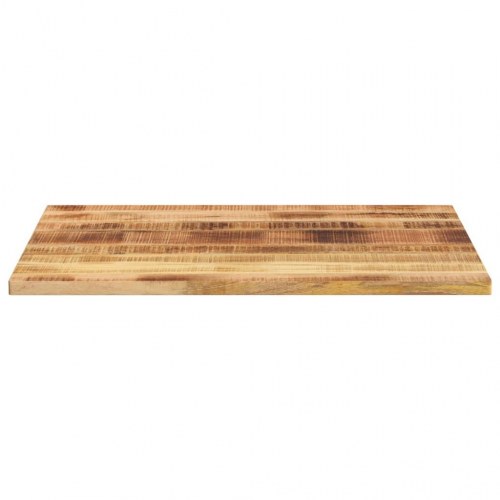 Bordplade 100x80x3,8 cm rektangulær massivt ru mangotræ