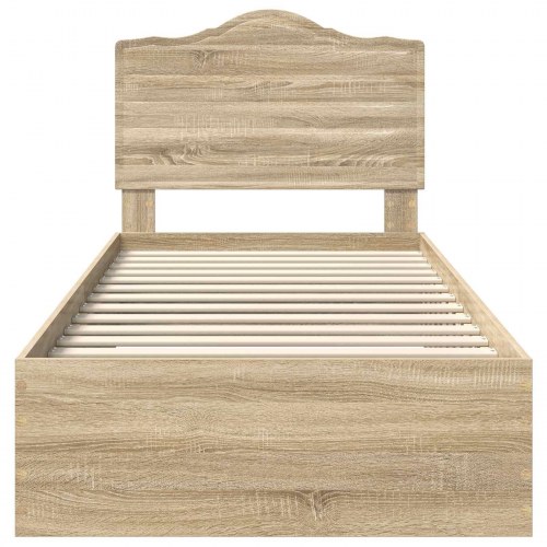 Sengestel med skuffe 70 x 190 cm - sonoma eg