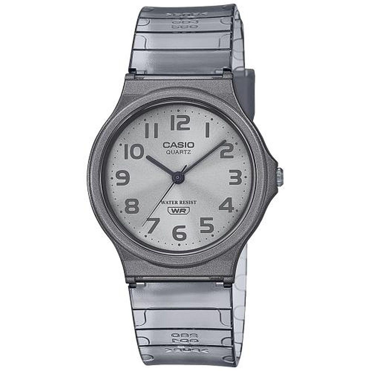 Unisex ur Casio POP TRANSLUCID Grå Sølvfarvet (Ø 35 mm)