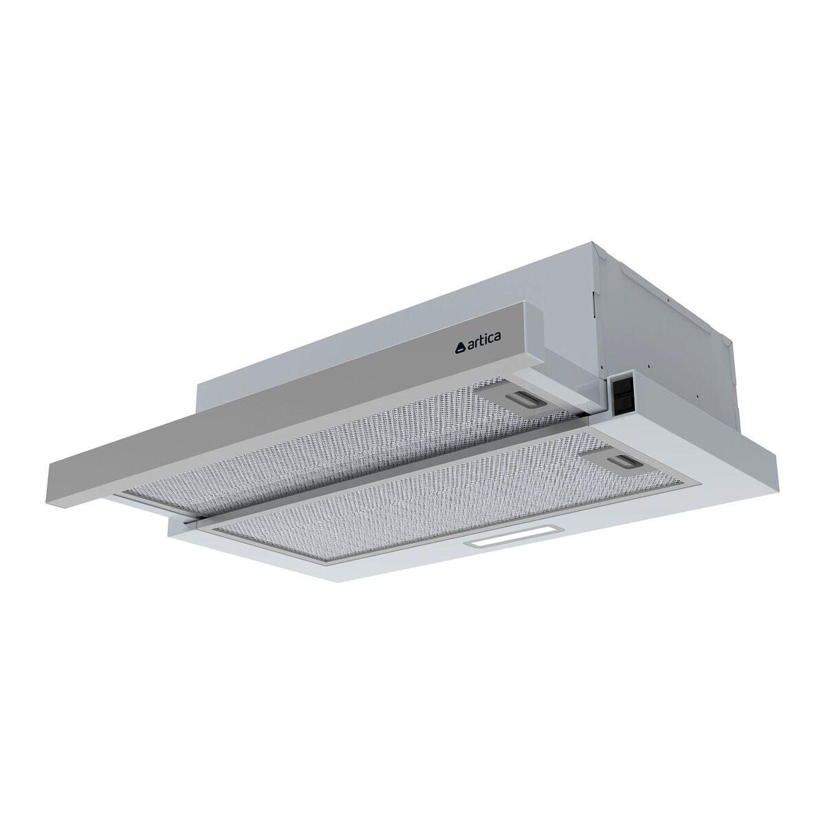 Emhætte 60 cm Artica ASLIDE60BI - rustfrit stål