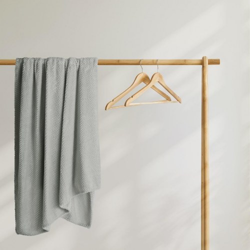 Plaid DecoKing Henry - grå jacquard, moderne, 220×240 cm