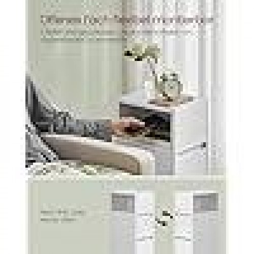 Sengebord smalt – SONGMICS VASAGLE med 2 skuffer, åbent rum, vendbar åbning, wolkenhvid