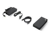 USB-C dockingstation Lenovo – HDMI/2xDP, 1GbE, 135 W billede