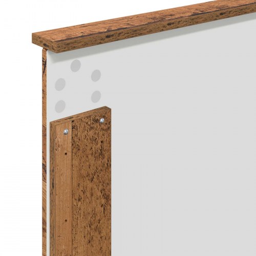 Sengestel med skuffe 90 x 190 cm - gammelt træ