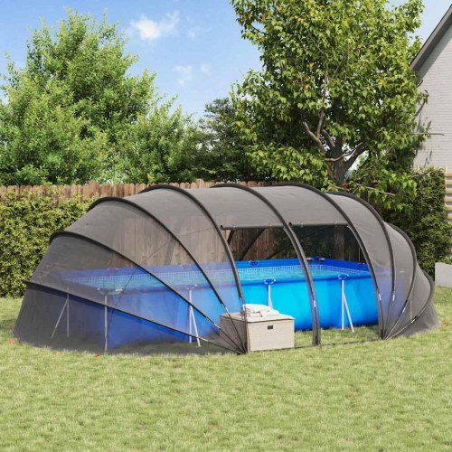 Pooltelt Dome Transparent 640 x 432 x 205 cm