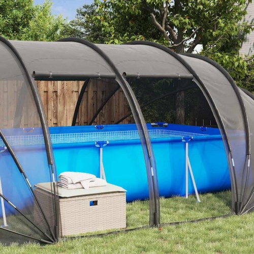 Pooltelt Dome Transparent 640 x 432 x 205 cm