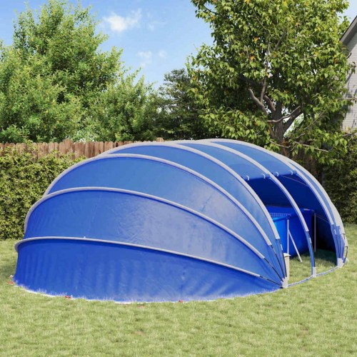 Pooltelt Dome Blå 640 x 432 x 205 cm