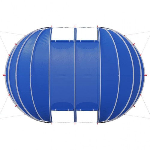 Pooltelt Dome Blå 640 x 432 x 205 cm