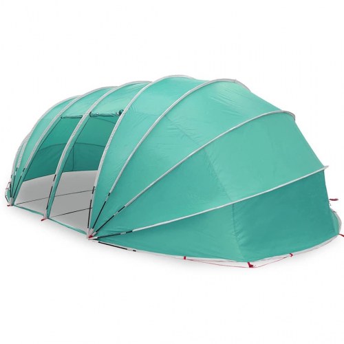 Pooltelt dome 640 × 432 × 205 cm - azurblå pooloverdækning