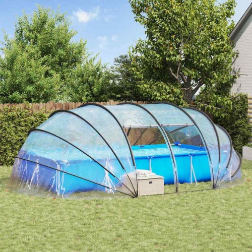 Pooltelt Dome Transparent 538 x 440 x 204 cm PVC