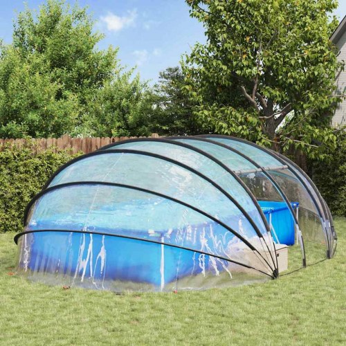 Pooltelt Dome Transparent 538 x 440 x 204 cm PVC