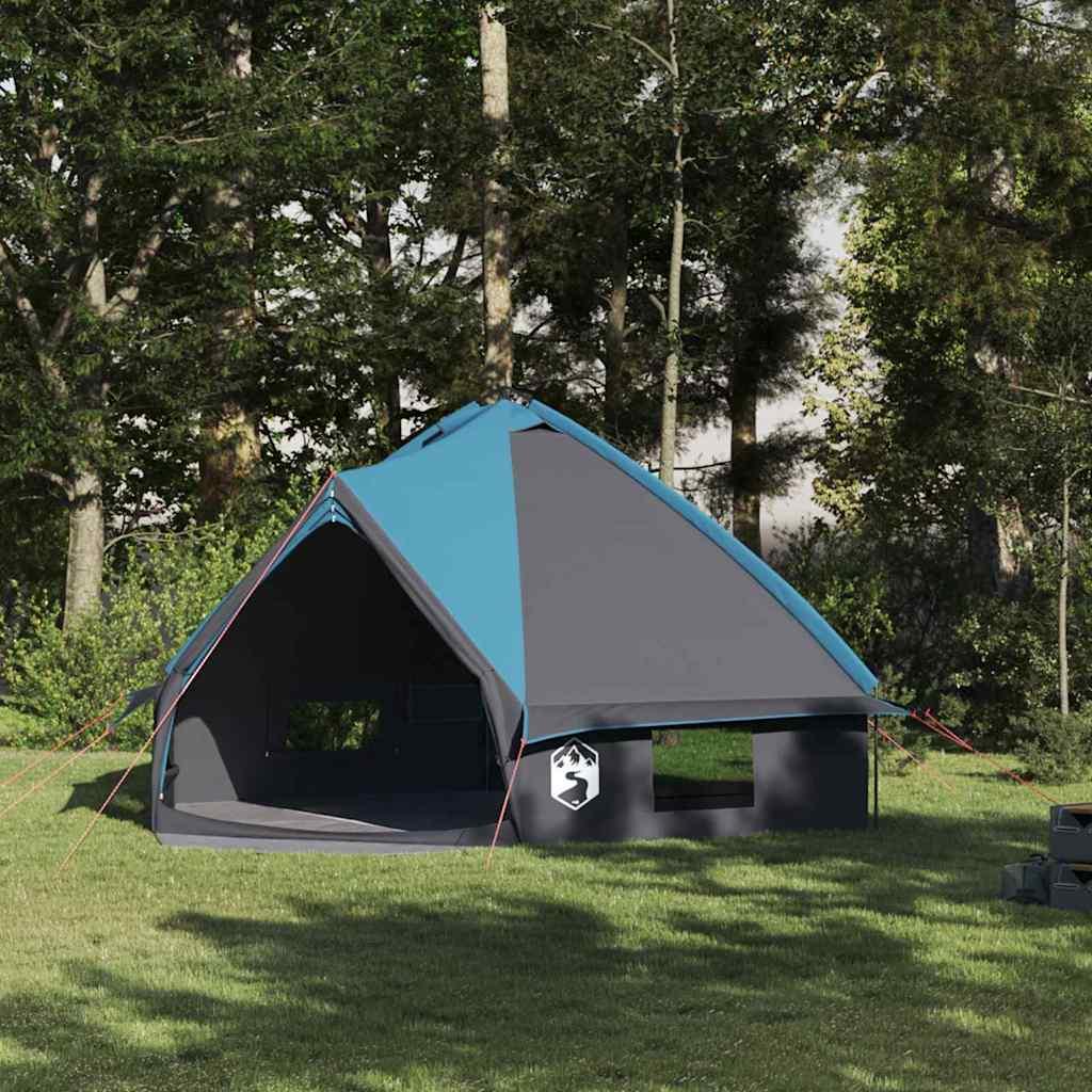 Teepee Telt med tag Blå og grå 490 x 410 x 210 cm