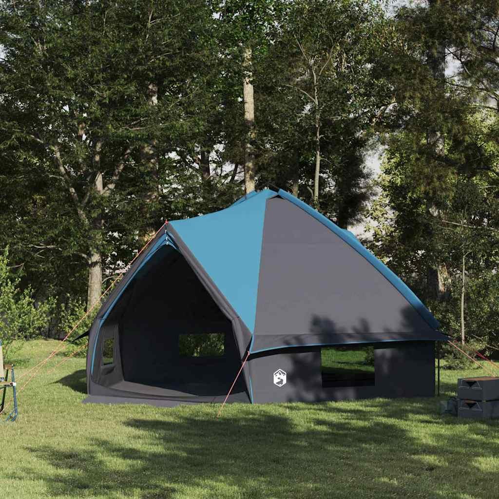 Teepee Telt med tag Blå og grå 490 x 410 x 210 cm
