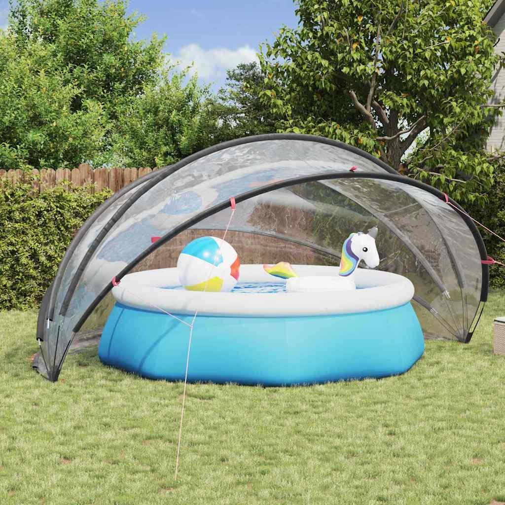 Pool Dome Transparent 500 x 500 x 236 cm PVC