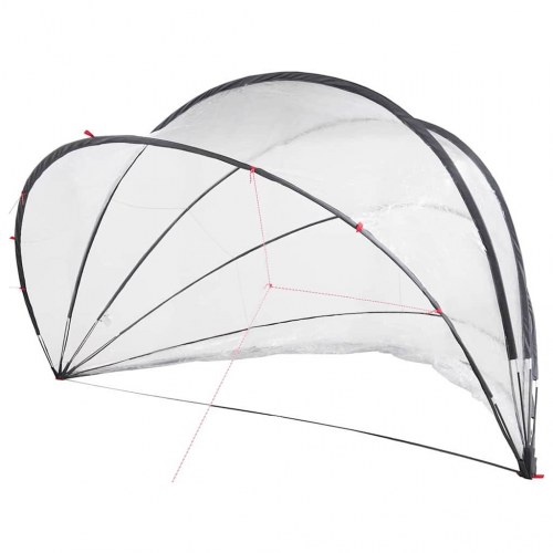 Pool Dome Transparent 500 x 500 x 236 cm PVC