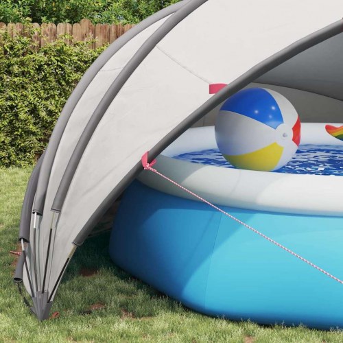 Pool Dome Grå og orange 500 x 500 x 236 cm