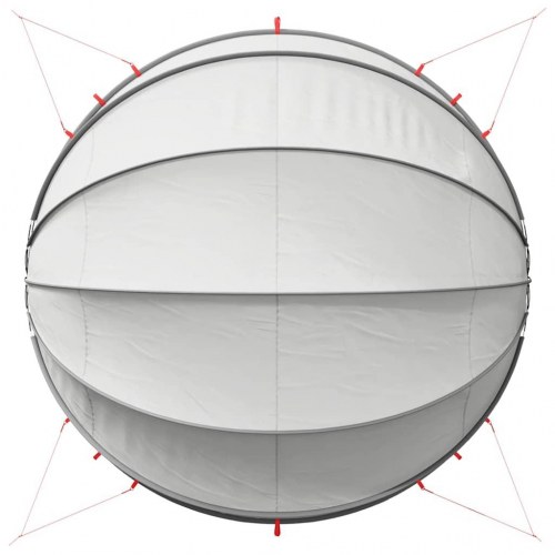 Pool Dome Grå og orange 500 x 500 x 236 cm