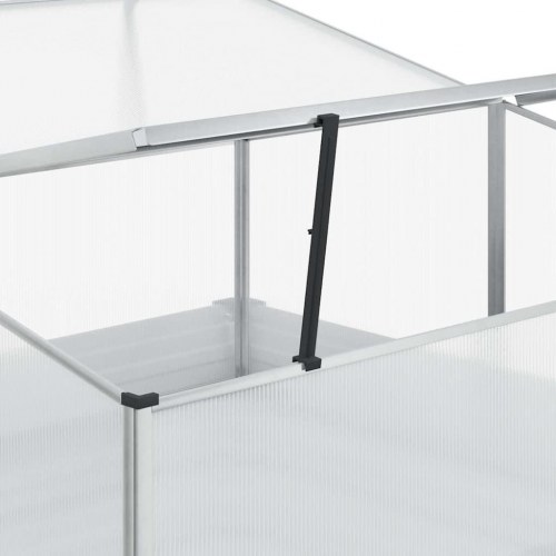 Haveplantekasse med drivhus Lys Brun 100 x 100 x 77 cm