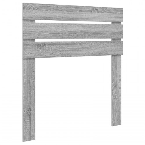 Sengestel med opbevaring 90 x 200 cm - grå sonoma